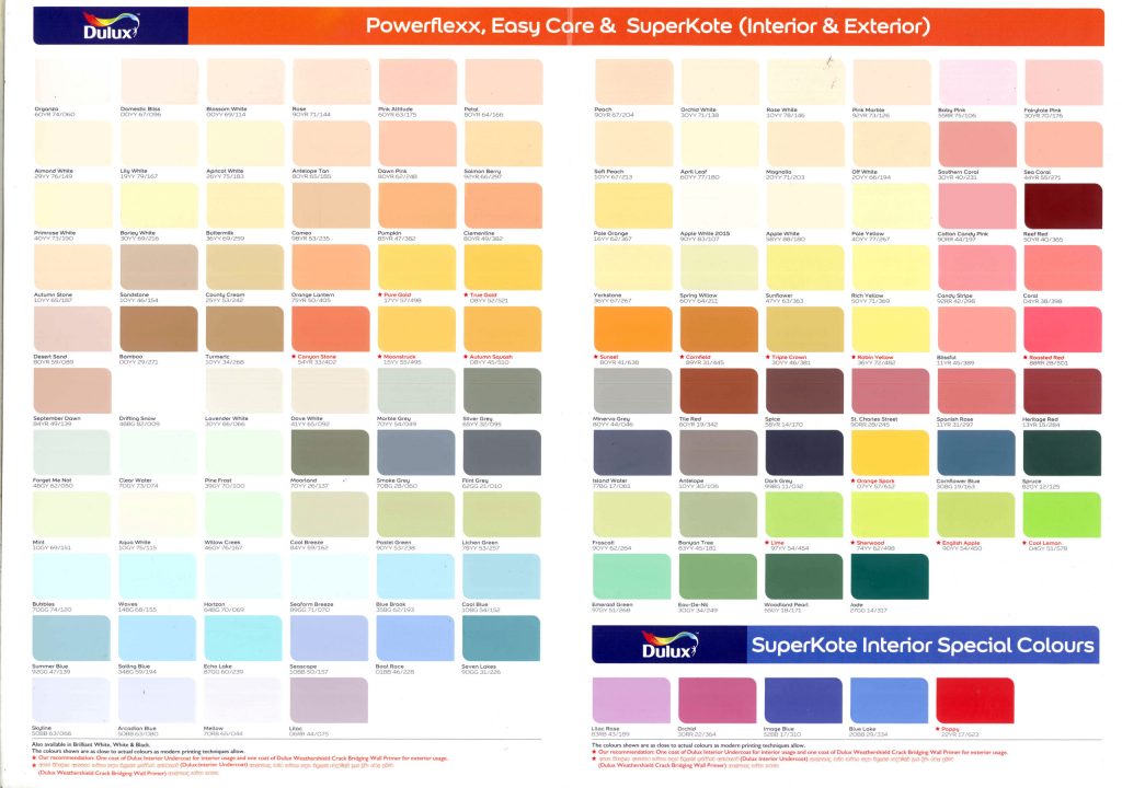 Dulux Weather shield Extra -Colors - Paints