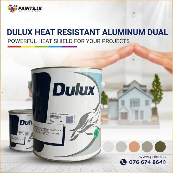 Dulux Heat Resistant Paint - Aluminium